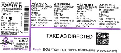 673-60 (Aspirin 60760 673 60)